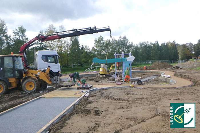 Aufbau des Spielgerätes 