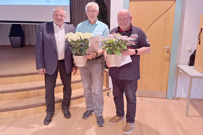 Verabschiedung Stadträte Kowalow und Anders