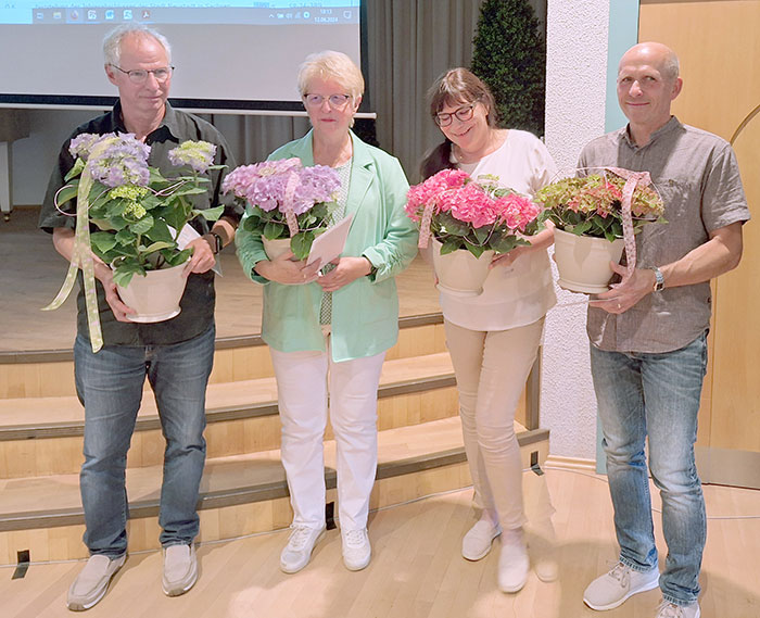 Verabschiedung Stadträte Peter Jung, Martina Herrmann, Astrid Schillert und Jan Petzoldt