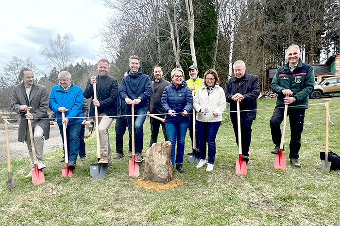 Spatenstich zum Teilprojekt Borderless Trails
