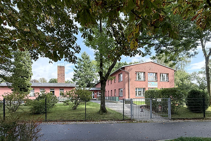Blick auf die ASB Kindertagesstätte Knirpsenland Blick auf die ASB Kindertagesstätte Knirpsenland