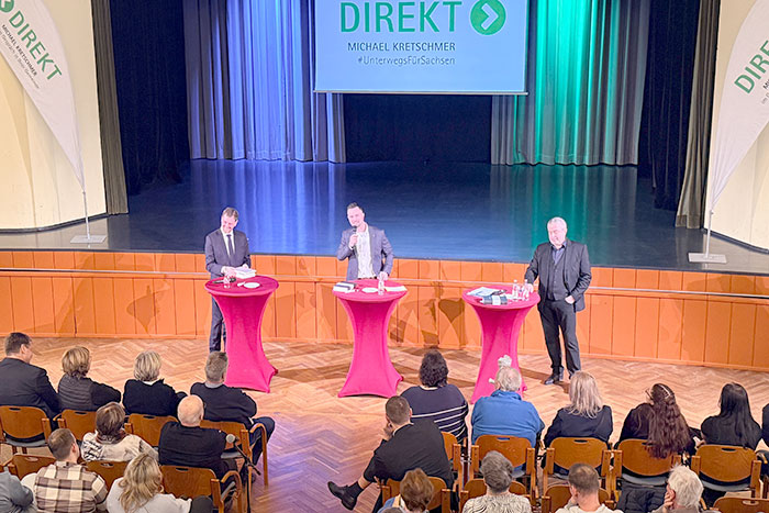 Gesprächsabend in der Neustadthalle