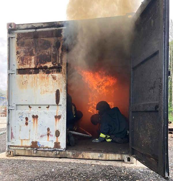 Brandübungscontainer Brandübungscontainer