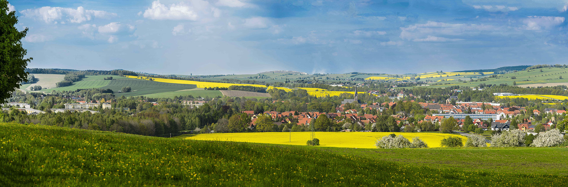 Blick auf Neustadt in Sachsen Blick auf Neustadt in Sachsen